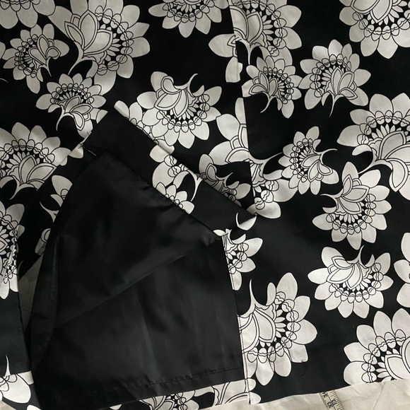 NEW Sheath Dress Charter Club Cotton Sleeveless lined scoop neck Black White 16 - Picture 7 of 11